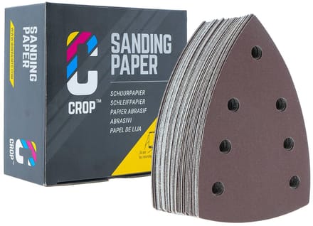 CROP Delta Schuurpapier 100x145mm korrel 100 - 50 stuks