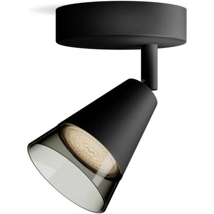 Philips Cleft Spot - Wandspot - Met gerookt glas - GU10 LED fitting