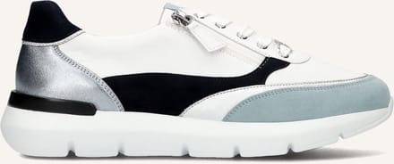 Hassia Bordeaux Sneakers - Leer - Dames - Wit - Maat 41