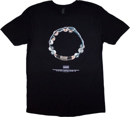 Oasis - Definitely Maybe Tambourine Heren T-shirt - S - Zwart