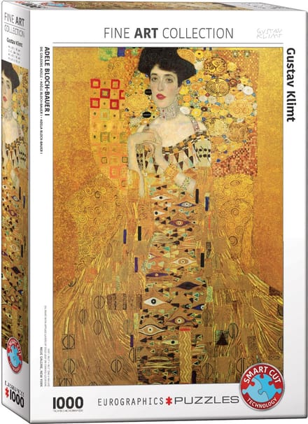 Eurographics - Adele Bloch-Bauer I - Gustav Klimt - 1000 stukjes 48×68cm (b×h) - Fine Art Legpuzzel