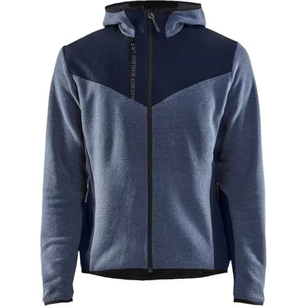 Blaklader Gebreid jack met softshell - Gevoelloos blauw/Donkerblauw - 2XS