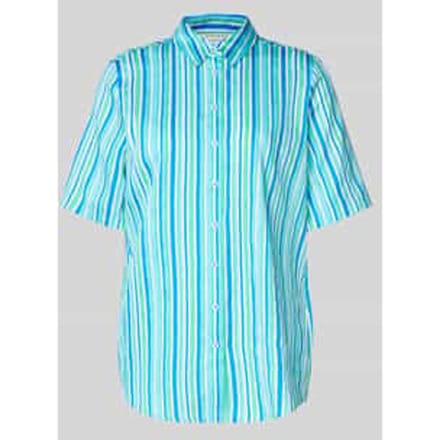 Regular fit blouse met 1/2-mouwen