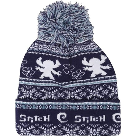 Lilo & Stitch Fair Isle Unisex Beanie - blauw/wit - Standard