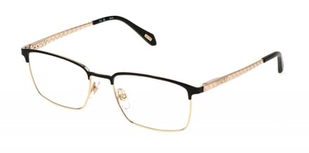 Just Cavalli VJC058 Oro rose' luc.c/parti nero luc 55/18/145 MAN Brilmonturen