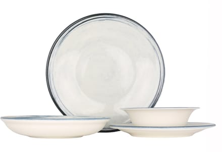 Kütahya Porselen Serviesset (Medium) - Frame - 24 delig - 6 persoons - Porselein