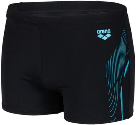 Arena Zwemshort model swimshort graphic Junior - Navy/LichtBlauw - Maat 164