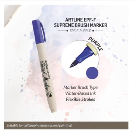 MARKER BRUSH ARTLINE BRUSHMARKER PAARS