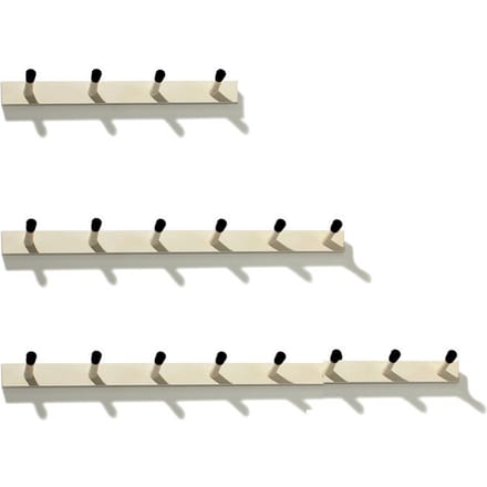 Moormann - Rechenbeispiel plank met haken - zwart - S - bruin