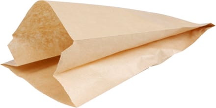 Papieren zakken-Bruin - 34 x 16 x 10 cm - Set 50 stuks