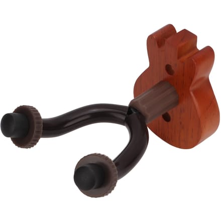 Support Mural pour Guitare Hêtre Métal Marron Vintage Crochet Support pour Guitares Basse Ukulélé black