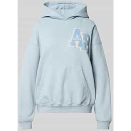 relaxed fit hoodie met logodetail
