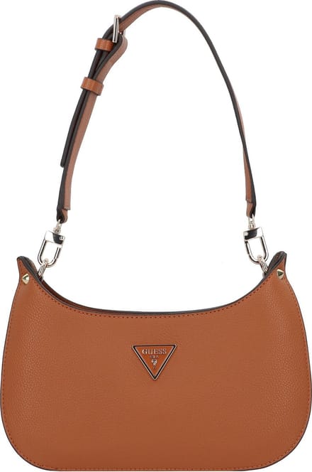 GUESS Schoudertas Meridian Mini Top Zip Shoulder Bag Cognac Lichtbruin
