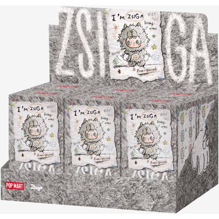 POP MART ZSIGA Ik ben Zsiga Serie - Vinyl Pluche Hanger Blind Box