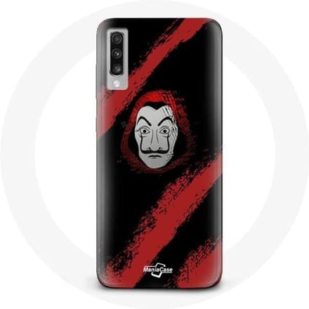 Coque - La casa de papel - Samsung Galaxy A70 - Souple - Noir - Protection