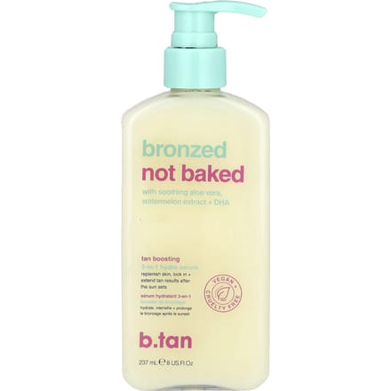 b.tan, Gebruind Niet Gebakken, Bruiningsversterkend, 3-in-1 Hydra Serum, 8 fl oz (237 ml) white