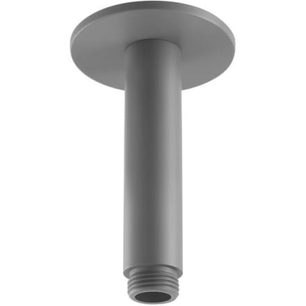 Herzbach DEEP GREY ceiling arm for rain shower seven round 10 cm 23.964810.1.06