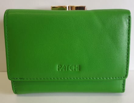 Patchi Beugelportemonnee Groen