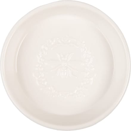 Clayre & Eef Zeepbakje Ø 13x3 cm Wit Keramiek