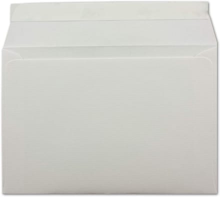 Gekleurde C6 Enveloppen - Geribd Papier - Feestelijke Post - Zelfklevend met Strip - 114 x 162 mm - Wit