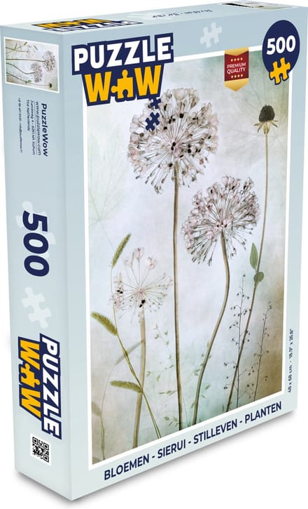 Puzzel Bloemen - Sierui - Stilleven - Planten - Legpuzzel - Puzzel 500 stukjes