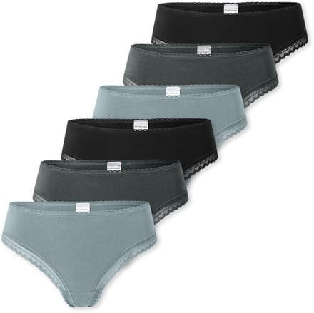 Schiesser Dames string 6 pack 95/5 Modern Cotton