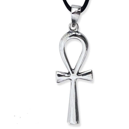 Zilveren ankh hanger (K5450)