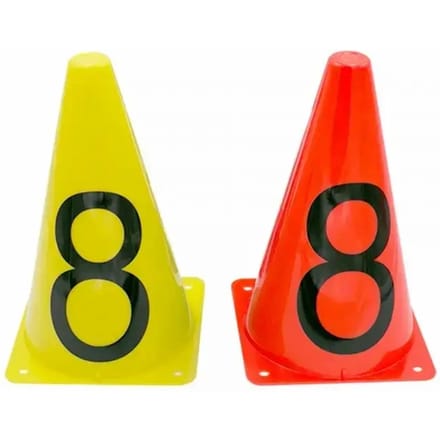 Markeerkegel Nº 8 Naranja Fluor 23 Cm