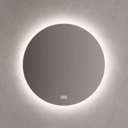 Kronenbach Moon bathroom mirror Ø 80 cm with mirror heating