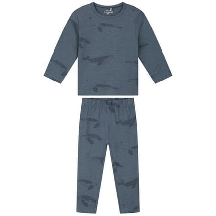 Prénatal peuter pyjama schildpad Steel Blue 110 heren