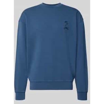 relaxed fit sweatshirt van pure katoen model 'ICONIC Å GMT'