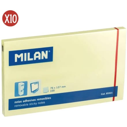 Blocnote met 100 stickers Milan (x10)