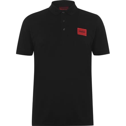 Hugo Heren Deruso Poloshirt (Zwart)