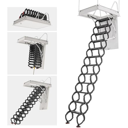 Stalen Zolderluik Plafondmontage Zoldertrap voor Plafonds van 2,9-3,1 m