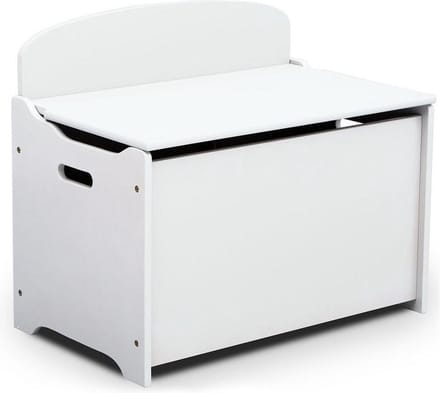 Delta Children TB83460GN-130 Houten Opbergkist met Rugleuning Wit