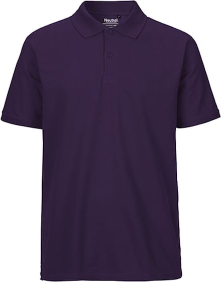 Men's Classic Polo met korte mouwen Purple - XL
