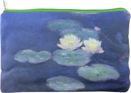 Lanzfeld Monet - Make-up tasje - Etui - Waterlelies bij avondlicht