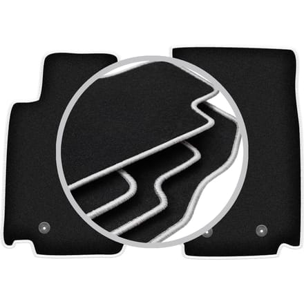 CARLUX-SILVER automatten voor: Nissan 370Z coupé, roadster (2009-2020)