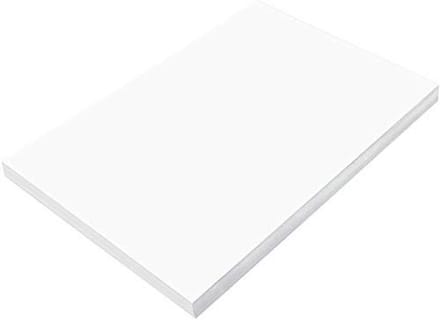 Bouwpapier Vellen - Kleurpapier Knutselen - Creatief Maken - Gladde Textuur - 100 Stuks - Helder Wit