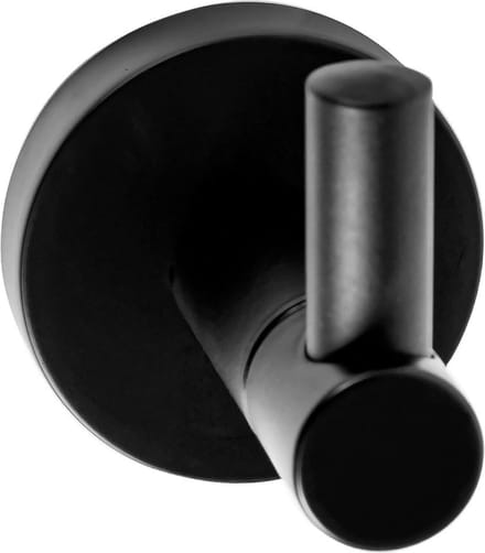 REA Mist Handdoekhouder Wandmodel - 5 x 5.5 cm - Mat Zwart