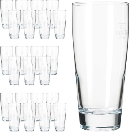 24-delige set WILLIBECHER 0,2L geijkt van glas – 42077