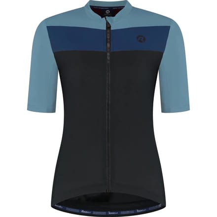 Rogelli Core Block Dames Fietsshirt - Korte mouw - Blauw