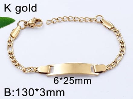 Armband 7651 -graveren met naam-(Lees beschrijving aub)