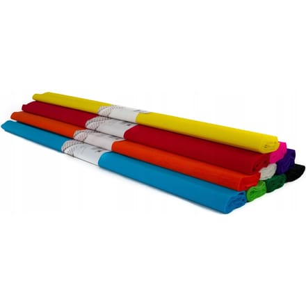 Verfrommeld verfrommeld papiermix 10 kleuren 50x200cm Knutselen DIY