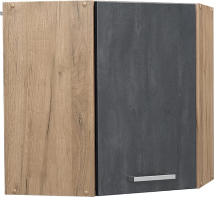 Vicco R-Line Hoek hangkast – 57 cm Zwart beton