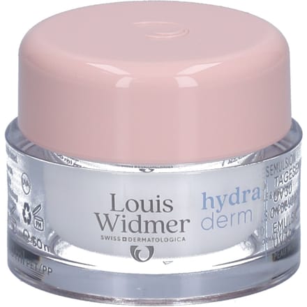 Louis Widmer Hydraderm Dagemulsie UV30 Zonder Parfum 50 Dagcrème