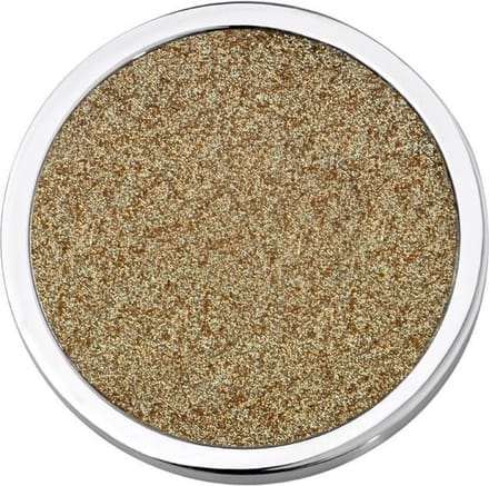 Quiges - Munthouder Munt 33mm RVS Glitters Goudkleurig - EPR078