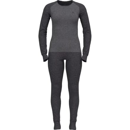 Odlo Active Warm Eco Special Set Dames Thermoset Dark Grey Melange - Grey Melange M