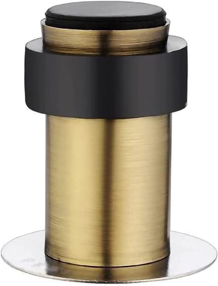 Deurbeslag Roestvrij Staal - Deurstopper Deurvanger - Deur Open Houden - Sterk Magnetisch Effect - 55x60mm - Groen Brons