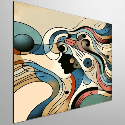 Kunstprint | Wanddecoratie | Dibond | 30 × 30 cm